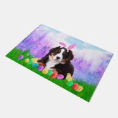 Berner Berg met Paaseieren Konijnenkuikens Deurmat (Schuin)