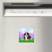 Berner Berg met Paaseieren Konijnenkuikens Magneet (Insitu (Vaatwasser))