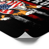 Berner Berg Zelfs mijn hond houdt van Trump Grappi Poster (Hoek)