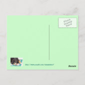 Berner Berghond Briefkaart (Achterkant)