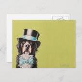 Berner Berghond Briefkaart - Toben (Voorkant / Achterkant)