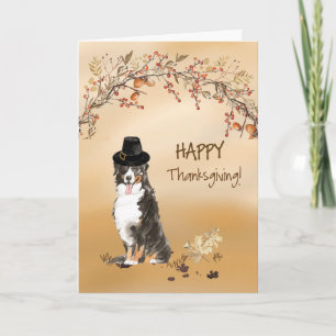 Berner Berghond Grappig Pet Thanksgiving Kaart