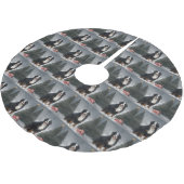 Berner Berghond in Sneeuw Kerstmis Kerstboom Rok (Gekanteld)