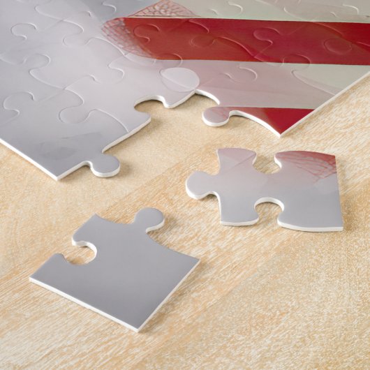 Berner Berghond in Sneeuw Kerstmis Legpuzzel (Zijkant)