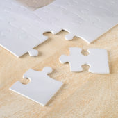 Berner Berghond in Sneeuw met Kerstboom Legpuzzel (Zijkant)