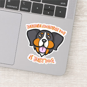 Berner berghond is beste hond sticker