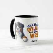 Berner berghond Je maakt mijn staart wag Mok (Voorkant links)