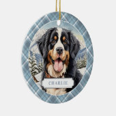 Berner Berghond Keramische Cirkel Ornament (Rechts)