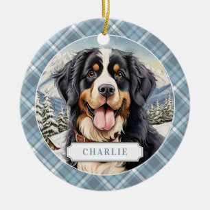 Berner Berghond Keramische Cirkel Ornament