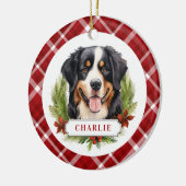 Berner Berghond Keramische Cirkel Ornament (Links)