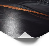 Berner berghond met jas en zonnebril foto afdruk (Hoek)