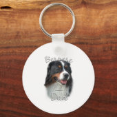 Berner Berghond Papa 2 Sleutelhanger (Voorkant)