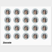 Berner Berghond Ronde Stickers (Vel)