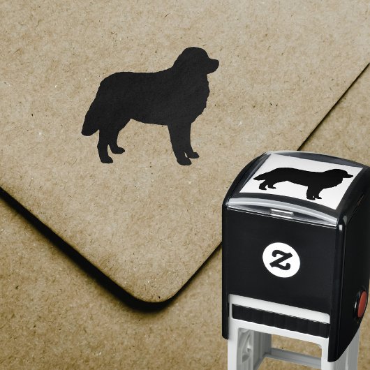 Berner Berghond Silhouet Zelfinkt Stempel