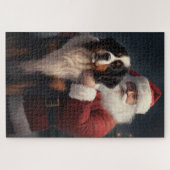 Berner Berghond Sinterklaas Feestelijke Kerstmis Legpuzzel (Horizontaal)