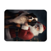 Berner Berghond Sinterklaas Feestelijke Kerstmis Magneet