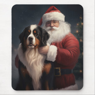 Berner Berghond Sinterklaas Feestelijke Kerstmis Muismat