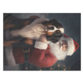 Berner Berghond Sinterklaas Feestelijke Kerstmis Tafelkleed (Voorkant (Horizontaal))