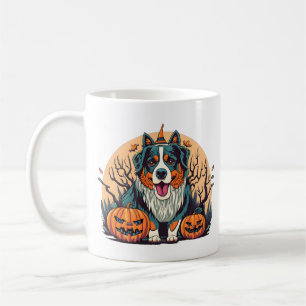 Berner Berghond Spooky Halloween Koffiemok