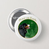 Berner Berghond vrede Ronde Button 5,7 Cm (Voorkant /achterkant)
