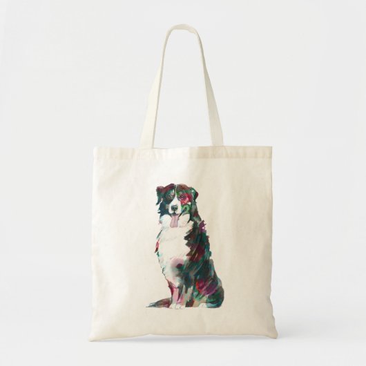 Berner Berghond waterverven illustratie Tote Bag (Voorkant)