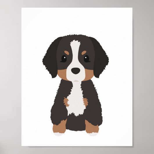 Berner berghondenkwekerij & Kinder decoratie Poste (Voorkant)