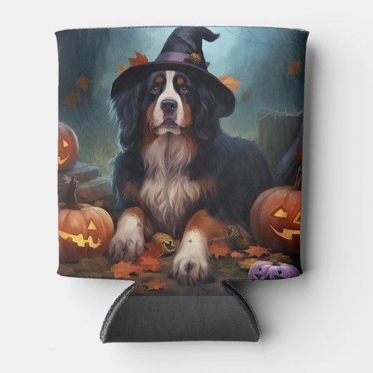 Berner bergpompoenen Halloween eng Blikjeskoeler (Voorkant)