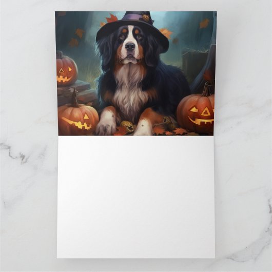 Berner bergpompoenen Halloween eng Kaart (Binnen)
