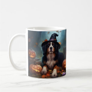 Berner bergpompoenen Halloween eng Koffiemok