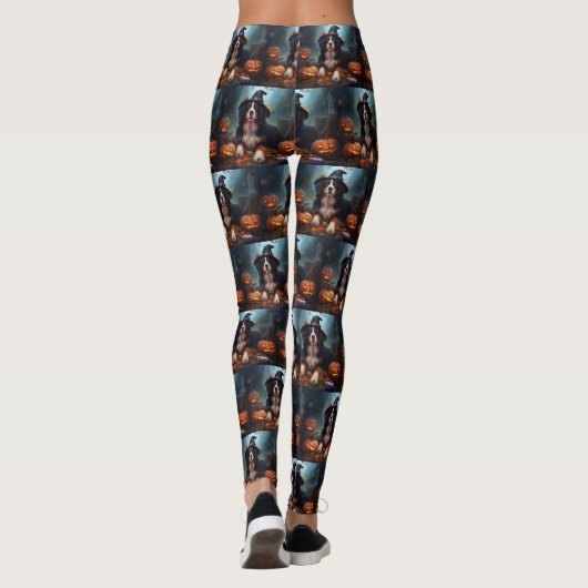 Berner bergpompoenen Halloween eng Leggings (Achterkant)