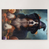 Berner bergpompoenen Halloween eng Legpuzzel (Horizontaal)