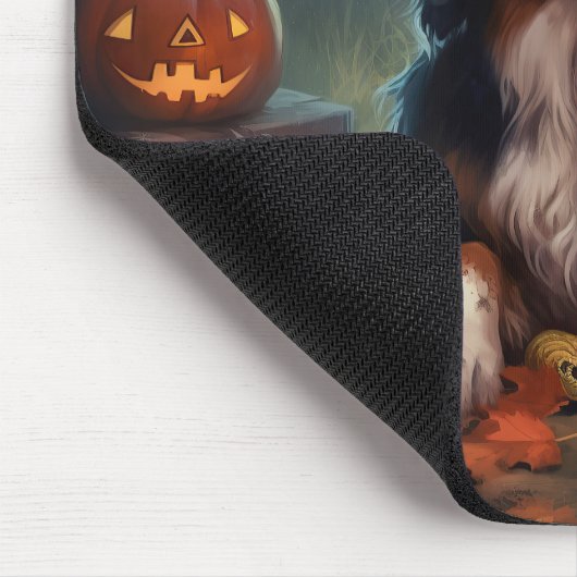 Berner bergpompoenen Halloween eng Muismat (Hoek)