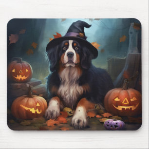 Berner bergpompoenen Halloween eng Muismat