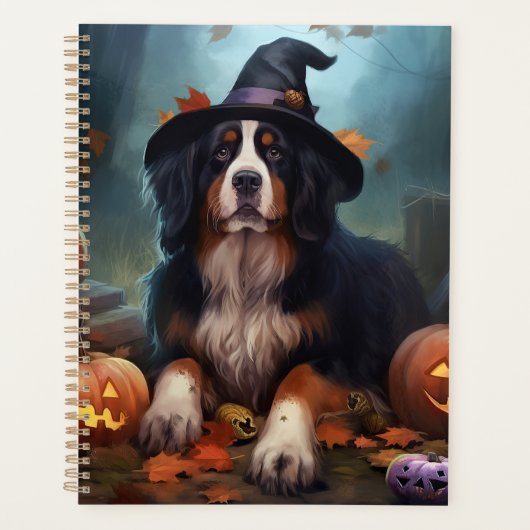 Berner bergpompoenen Halloween eng Planner (Voorkant)