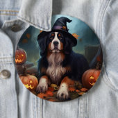 Berner bergpompoenen Halloween eng Ronde Button 6,0 Cm (In situ)