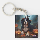 Berner bergpompoenen Halloween eng Sleutelhanger (Voorkant)
