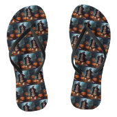 Berner bergpompoenen Halloween eng Teenslippers (Voetbed)