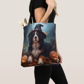 Berner bergpompoenen Halloween eng Tote Bag (Dichtbij)