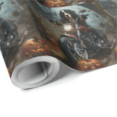 Berner Bergrijden Motorfiets Halloween Eng Cadeaupapier (Rol Hoek)