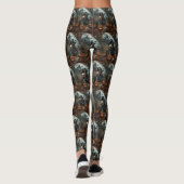 Berner Bergrijden Motorfiets Halloween Eng Leggings (Achterkant)