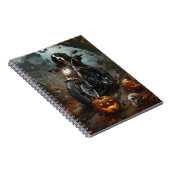 Berner Bergrijden Motorfiets Halloween Eng Notitieboek (Rechterzijde)