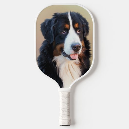 Berner Berner Hond Kunst Pickleball Paddle (Voorkant)