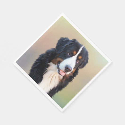 Berner Berner Hond Kunst Servet (Hoek)