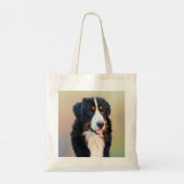 Berner Berner Hond Kunst Tote Bag (Achterkant)
