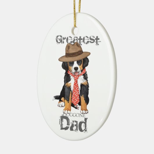 Berner Dad Ceramic Ornament (Links)