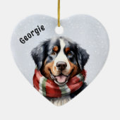 Berner Dog Keramisch Ornament (Achterkant)