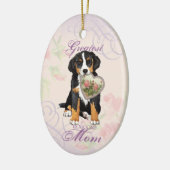 Berner Heart Mam Ceramic Ornament (Links)