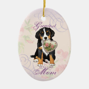 Berner Heart Mam Ceramic Ornament