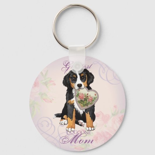 Berner Heart Mam Sleutelhanger (Voorkant)