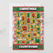 Berner Hond Aftellen Kerst Advent Kalender Feestdagenkaart (Voorkant)